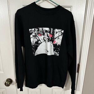 Taylor Swift Lover Black Crewneck Sweatshirt L